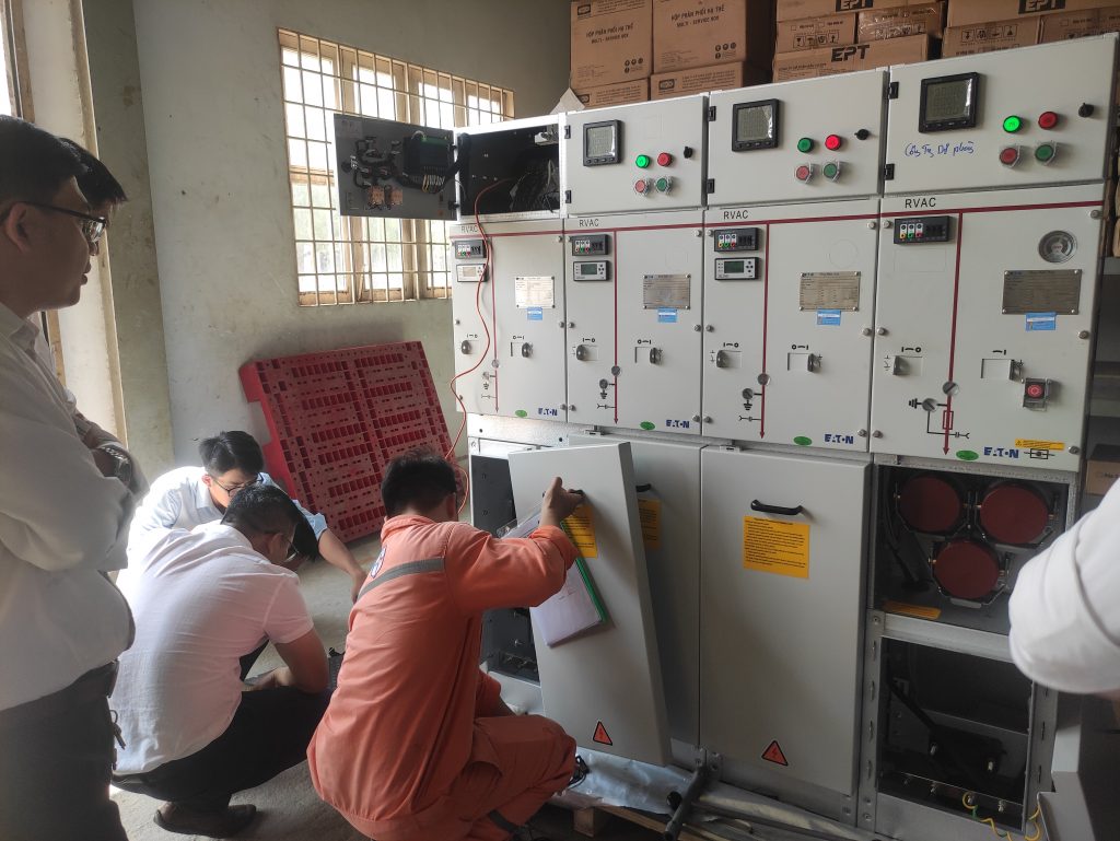 Đào tạo cấu hình, vận hành tủ Trung thế RVAC tại Công ty Điện lực Đồng Nai