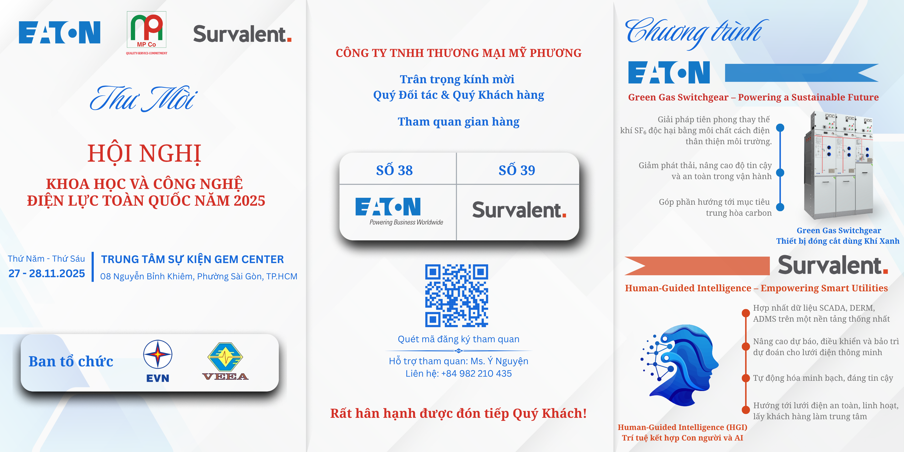 EVN Techshow 2025: Giới thiệu Giải pháp Công nghệ từ Hãng Eaton và Survalent